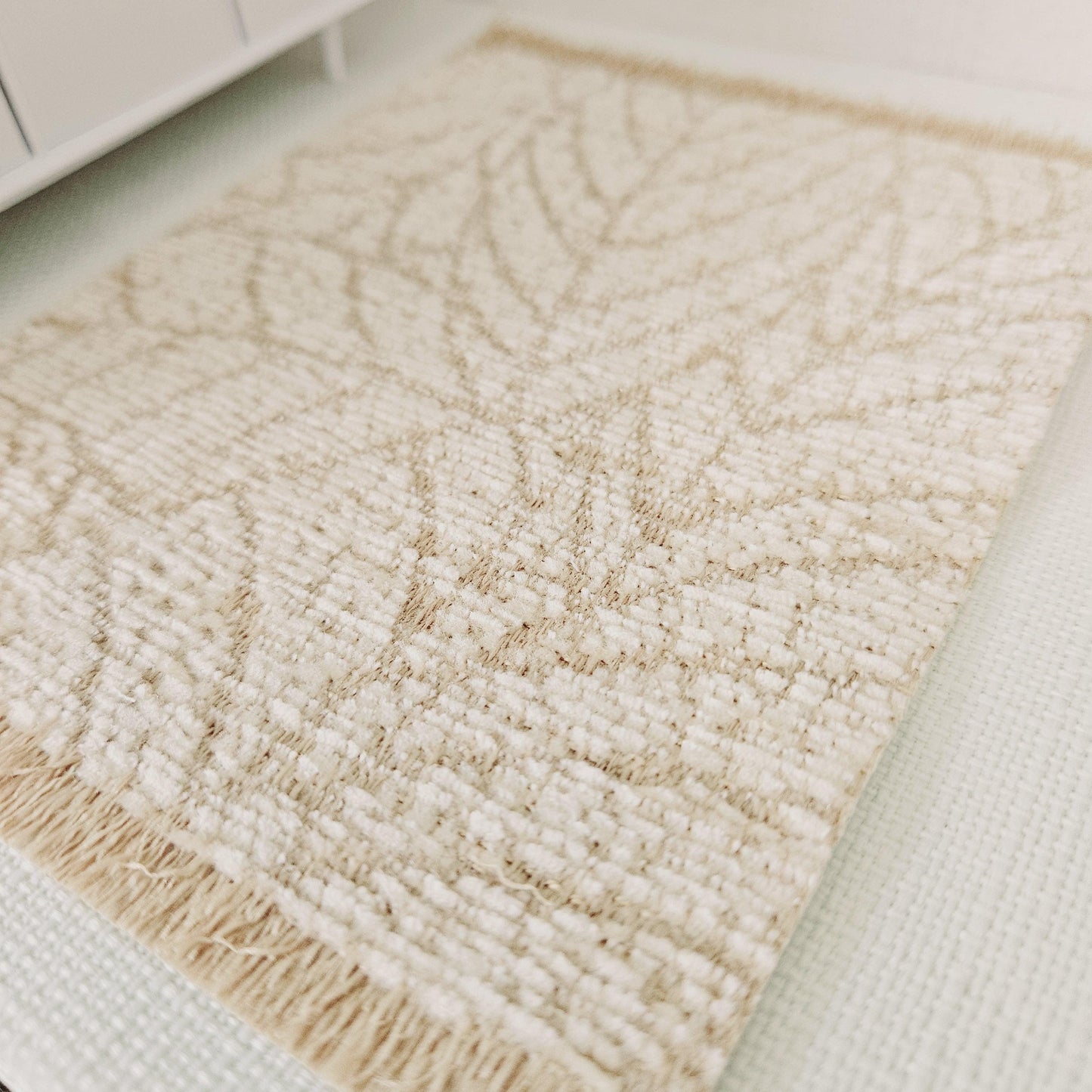 Dolls House Gold Leaf Rug | 1:12th Scale | Miniature Rug