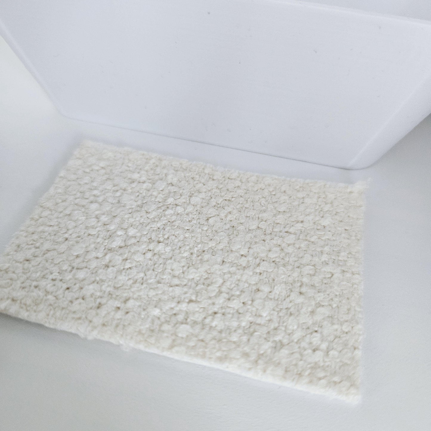 Dolls House Boucle Fabric Bath Mat | Choice of Colours | 1:12th Scale | Miniature Mat