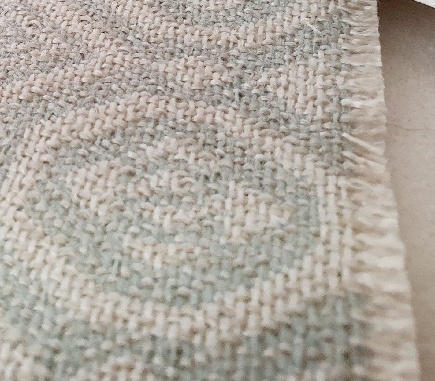 Dolls House Duck Egg Blue Rug | 1:12th Scale Furnishings | Miniature Rug