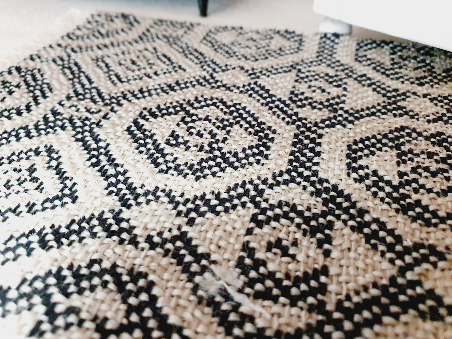 Dolls House Dark Grey Rug | 1:12th Scale | Miniature Rug