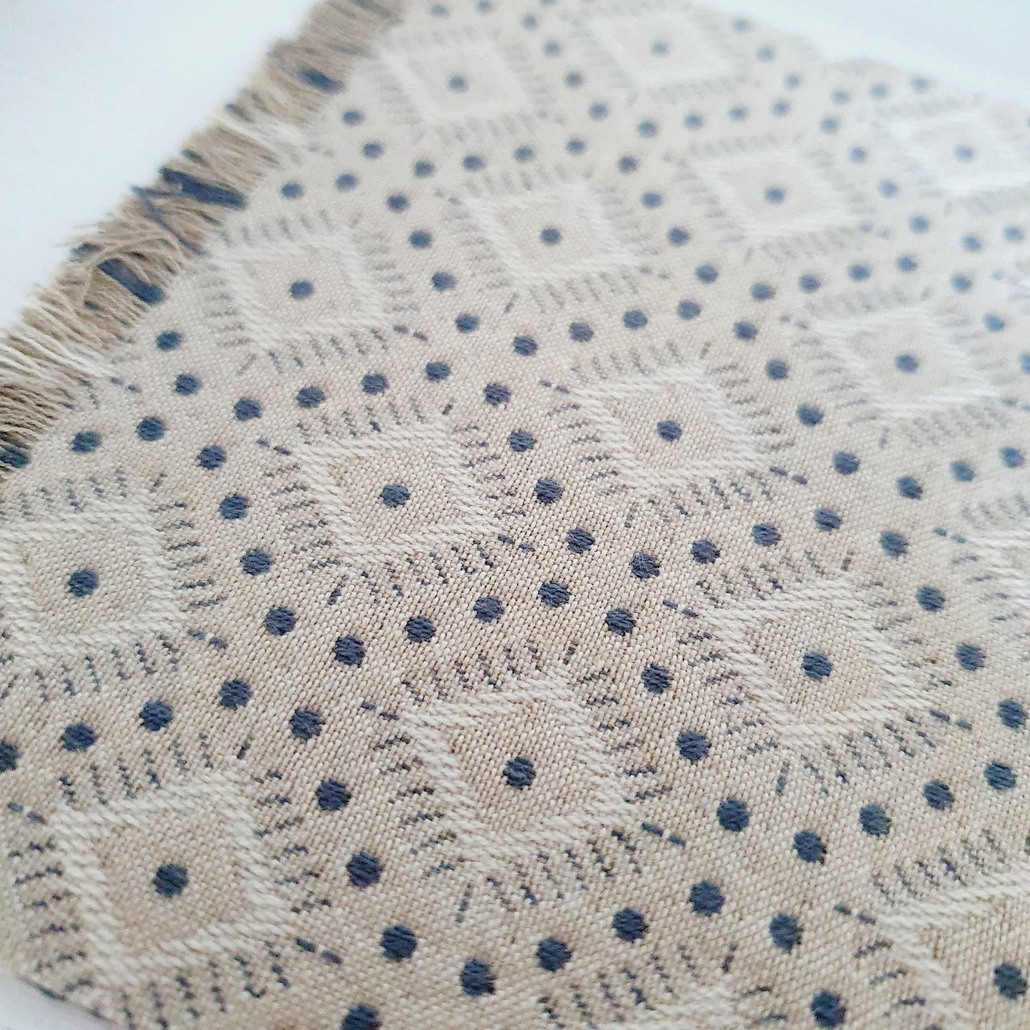 Dolls House Beige Patterned Rug | 1:12th Scale | Miniature Rug