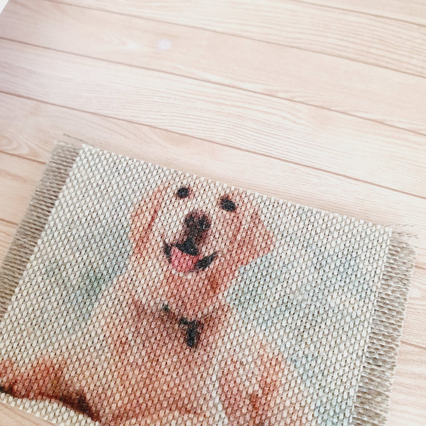 Dolls House Labrador Dog Design Fabric Door Mat | 1:12th Scale | Miniature Mat