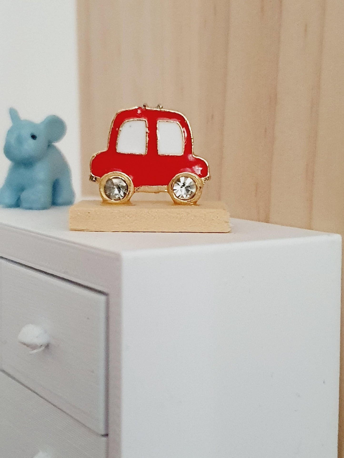Childs ornaments dolls house car robot rocking horse or train 1:12th scale ornament