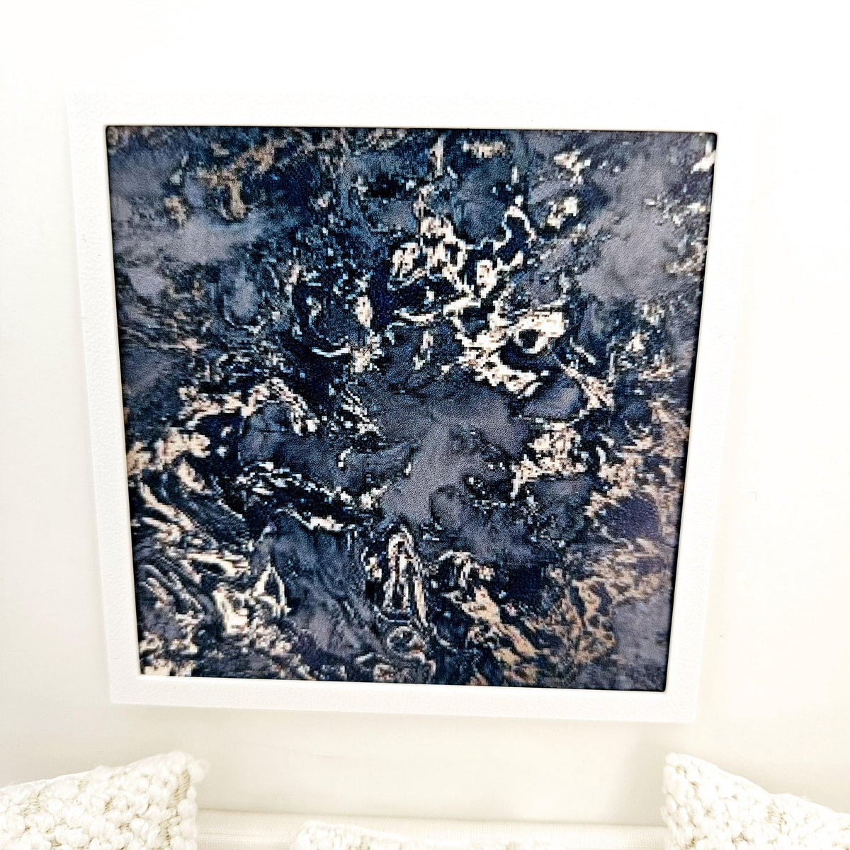 Dolls House Modern Framed Wall Art, Abstract picture, 12th scale, miniature wall picture for any room