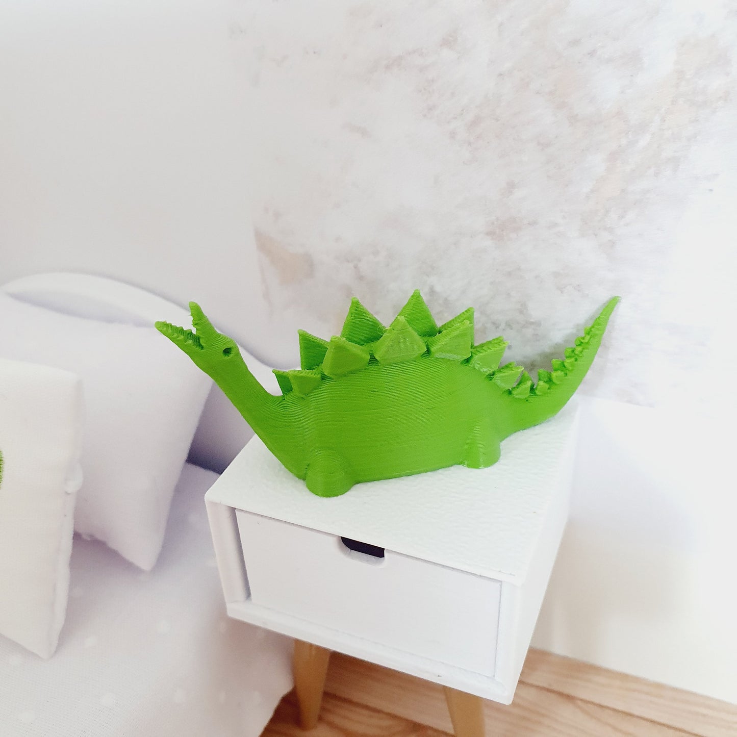 Dolls House Dinosaur Ornament | Floor Decoration | Choice of Colours | 1:12 Scale Miniature