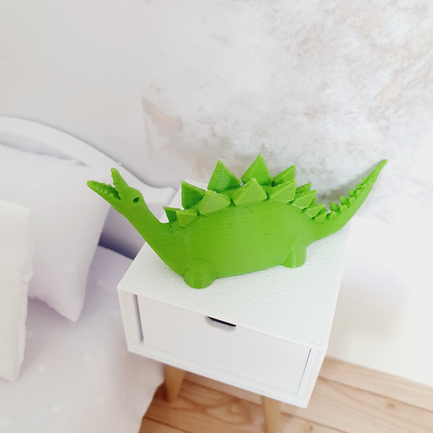 Dolls House Dinosaur Ornament | Floor Decoration | Choice of Colours | 1:12 Scale Miniature
