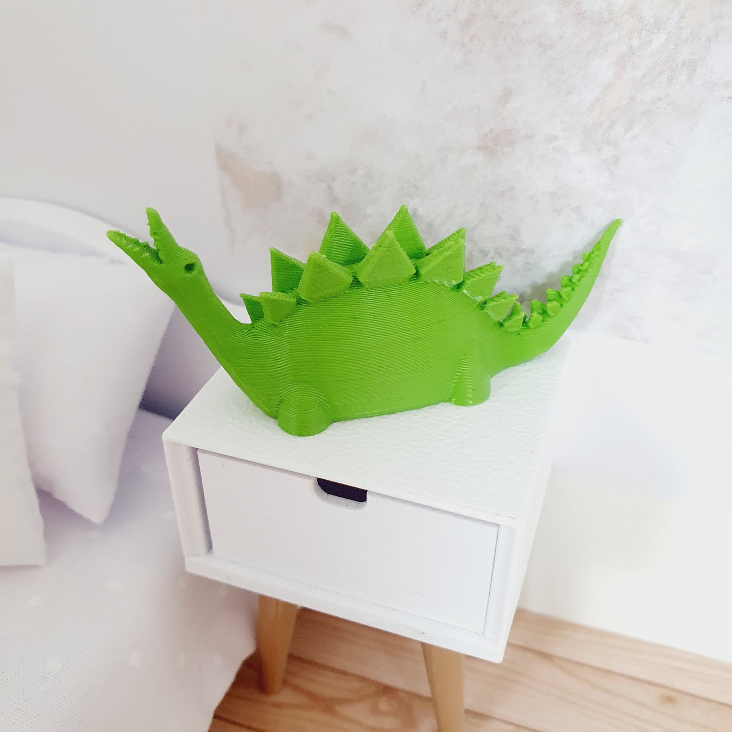 Dolls House Dinosaur Ornament | Floor Decoration | Choice of Colours | 1:12 Scale Miniature