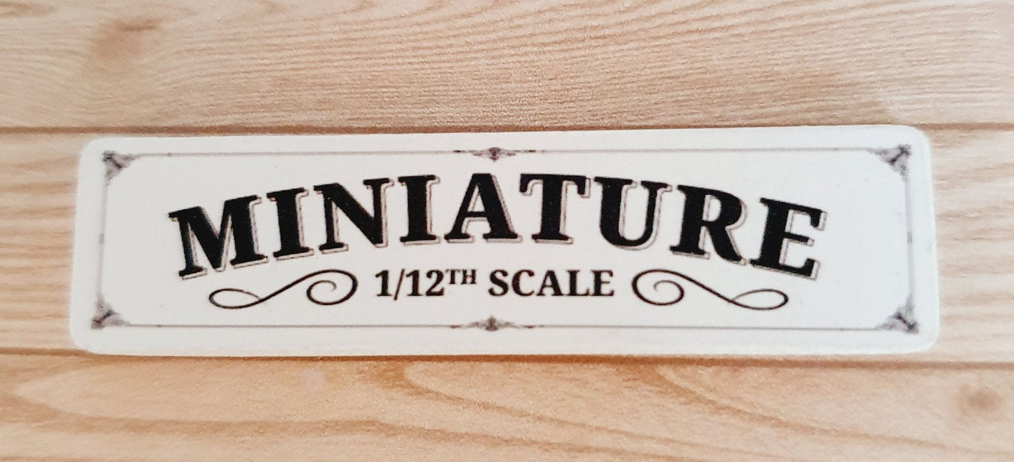 Miniature Food Cans | Set of 5 Groceries | 1:12 Scale Dolls House Accessory