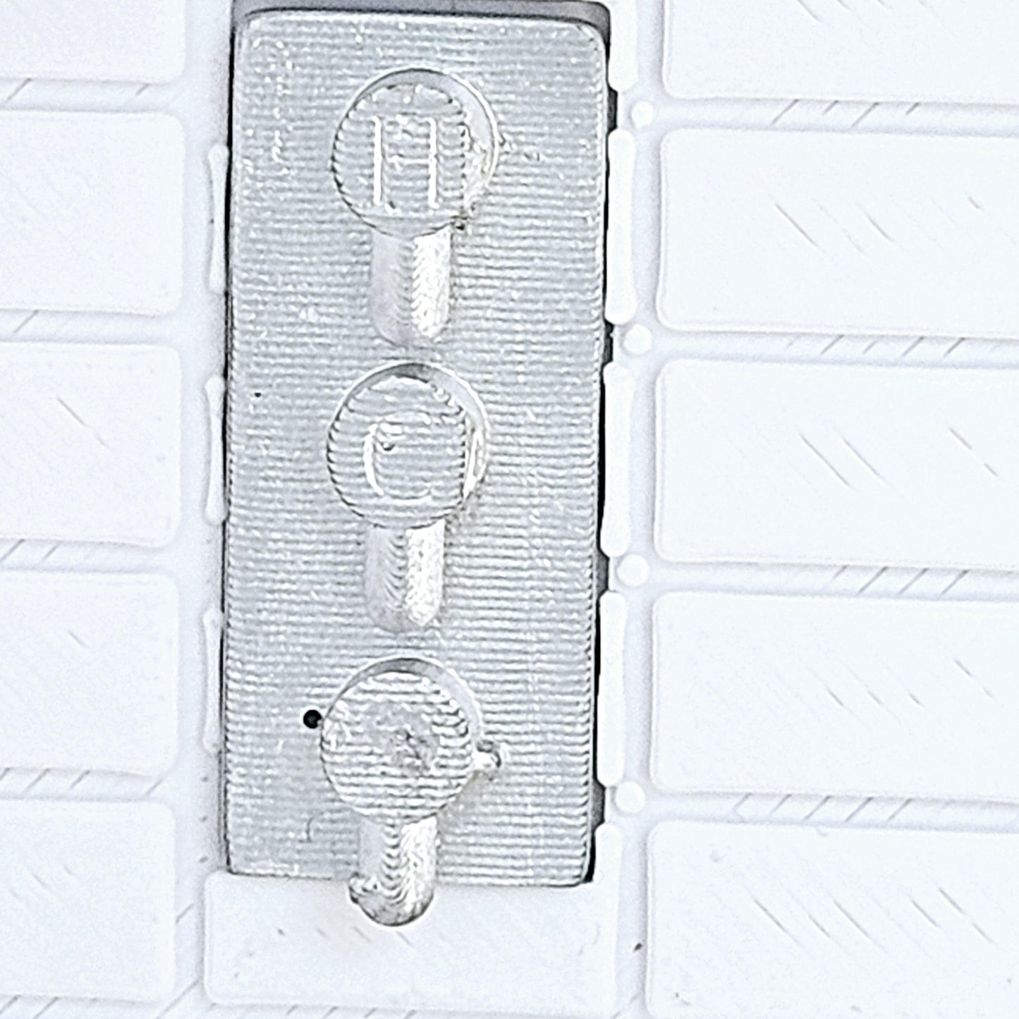 Dolls House Modern Shower Cubicle | Acrylic Door & Metro Tiles | 1:12 Scale Miniature