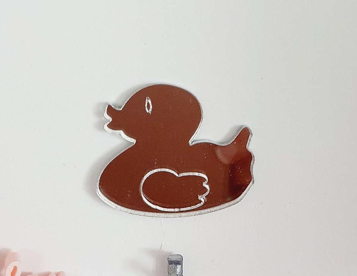 Dolls House Cute little duck mirror, Miniature Mirror, 12th Scale Mirror