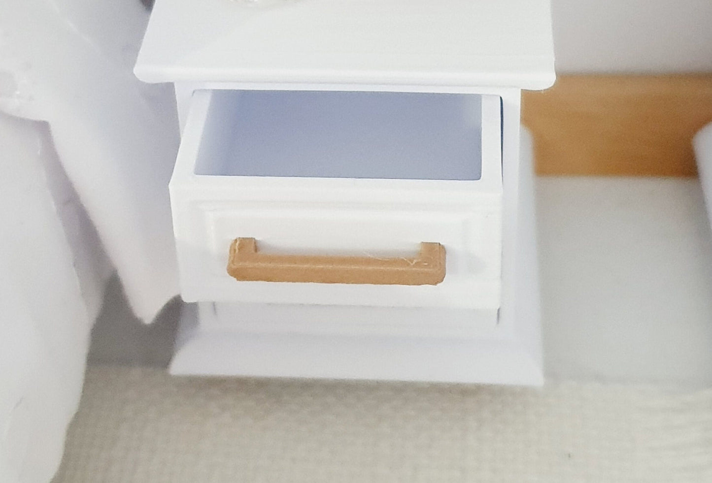 Miniature Dolls House Modern Bedroom Set, Dollhouse Furniture, Bedroom Decor, Dolls House Miniatures, Dollhouse Accessories, 12th Scale