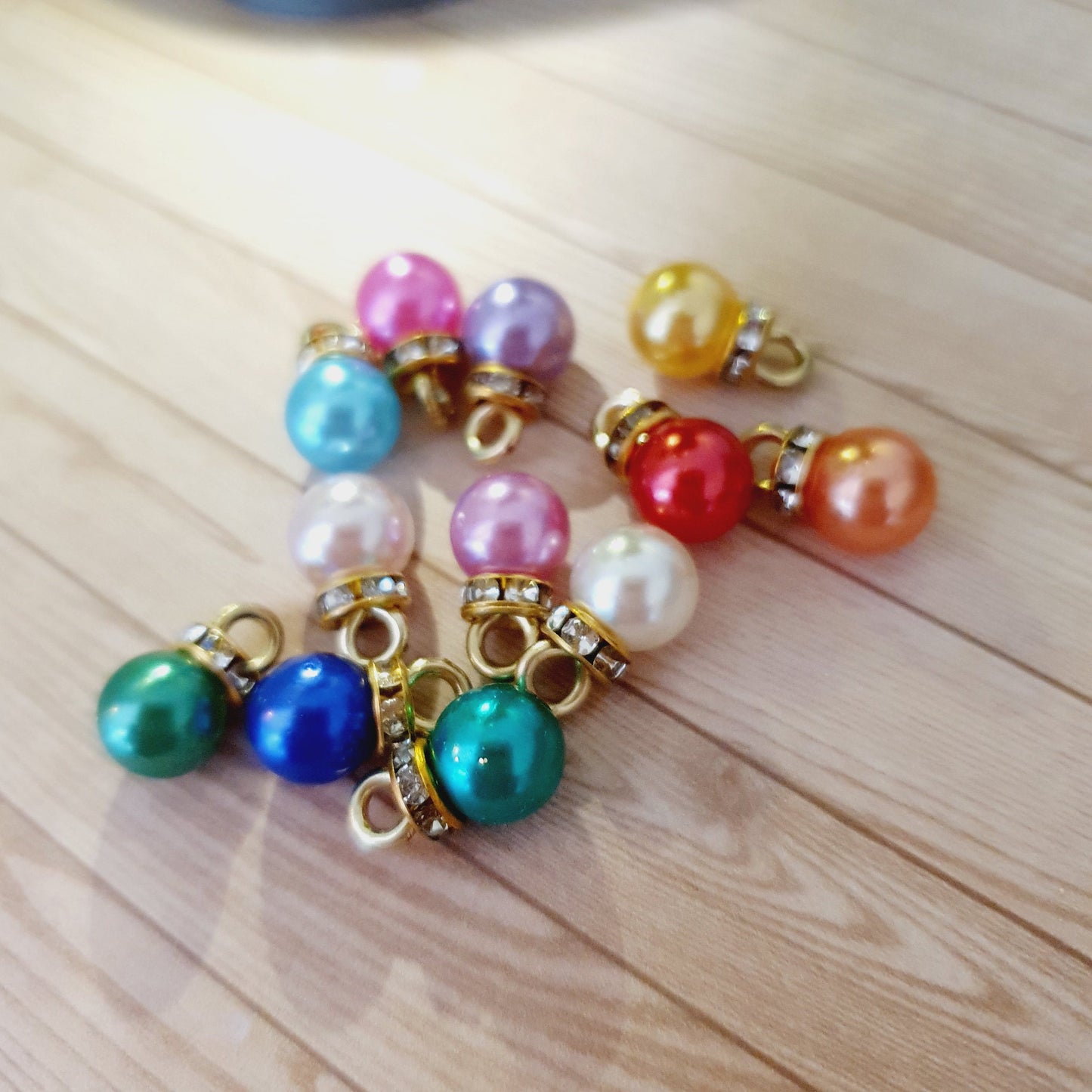 Dolls House Christmas Baubles, Mixed Colours, 12th Scale, Christmas tree decorations, miniature decorations