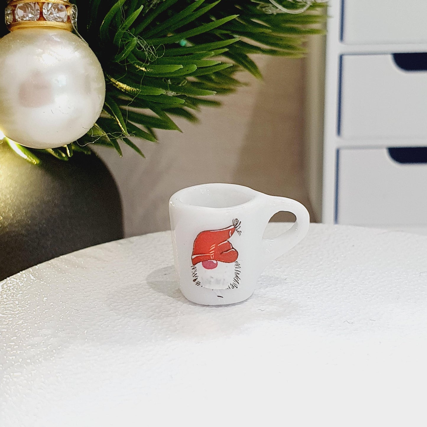 Dolls House Christmas Mug, Choice of Design, 12th Scale