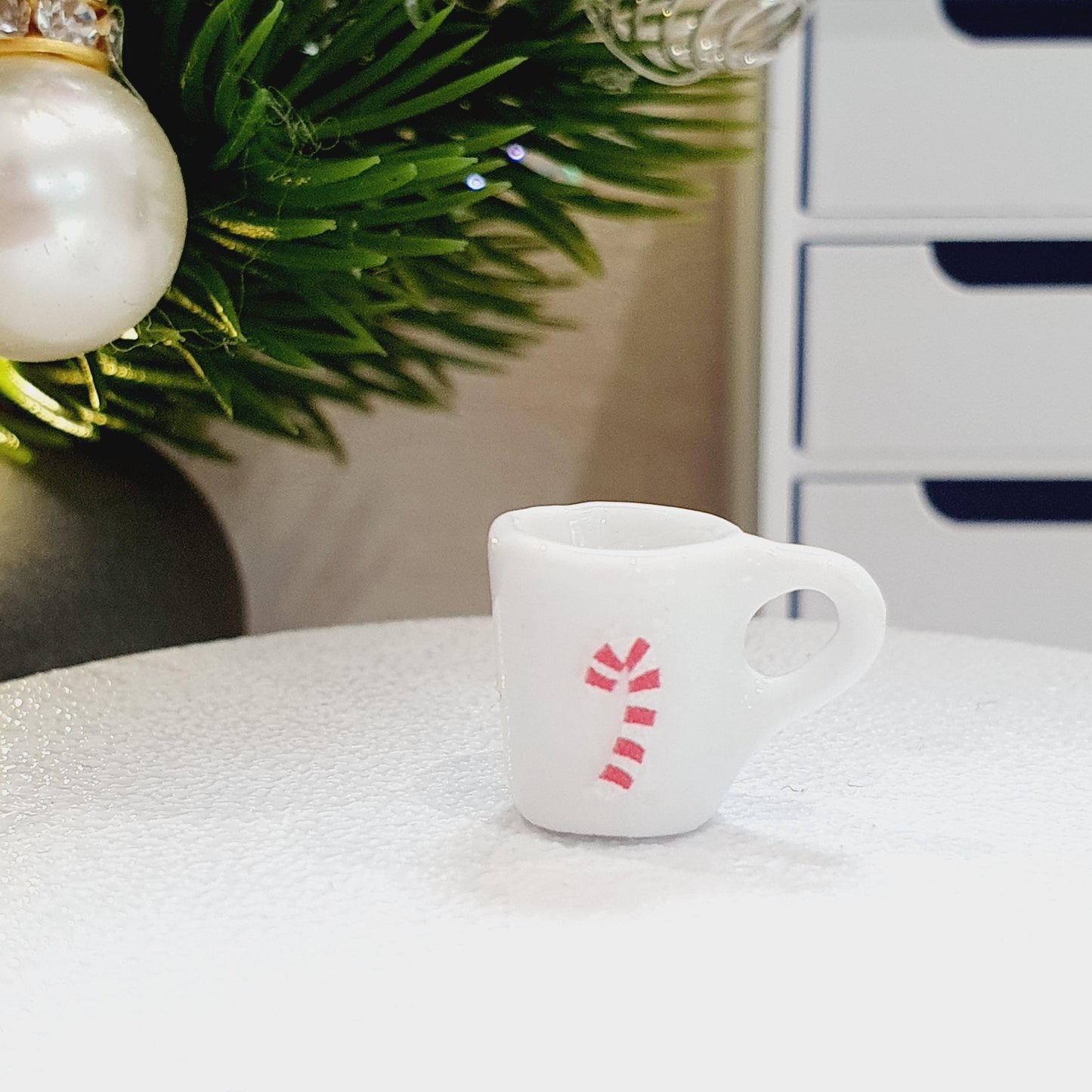 Dolls House Christmas Mug, Choice of Design, 12th Scale