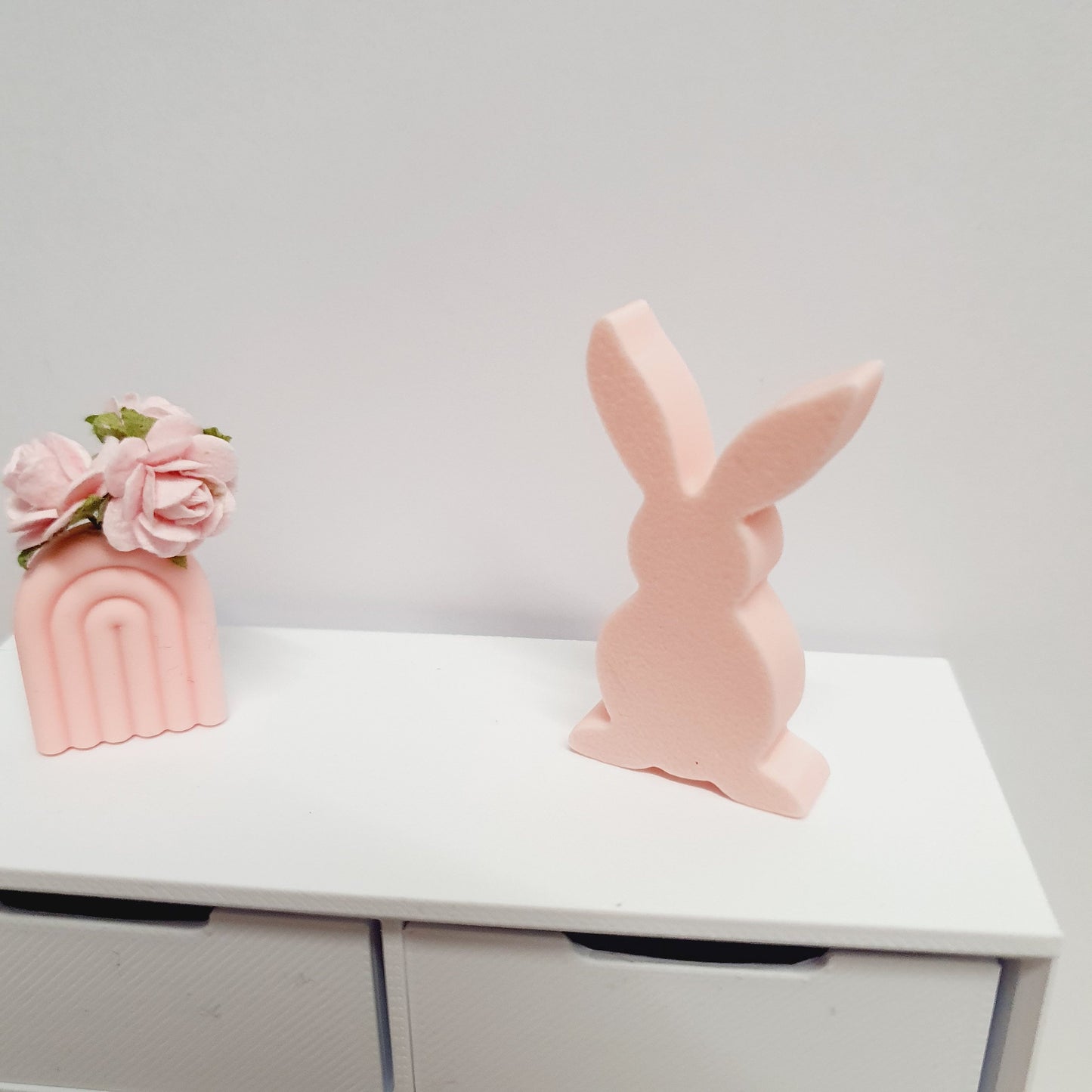 Dolls house Easter Bunny, Choice of Colours, 12th Scale Ornament, easter bunny (RAB2)