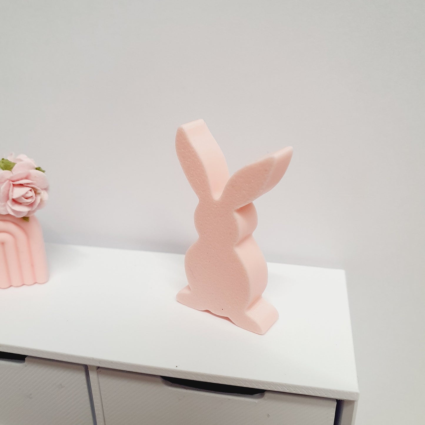 Dolls house Easter Bunny, Choice of Colours, 12th Scale Ornament, easter bunny (RAB2)