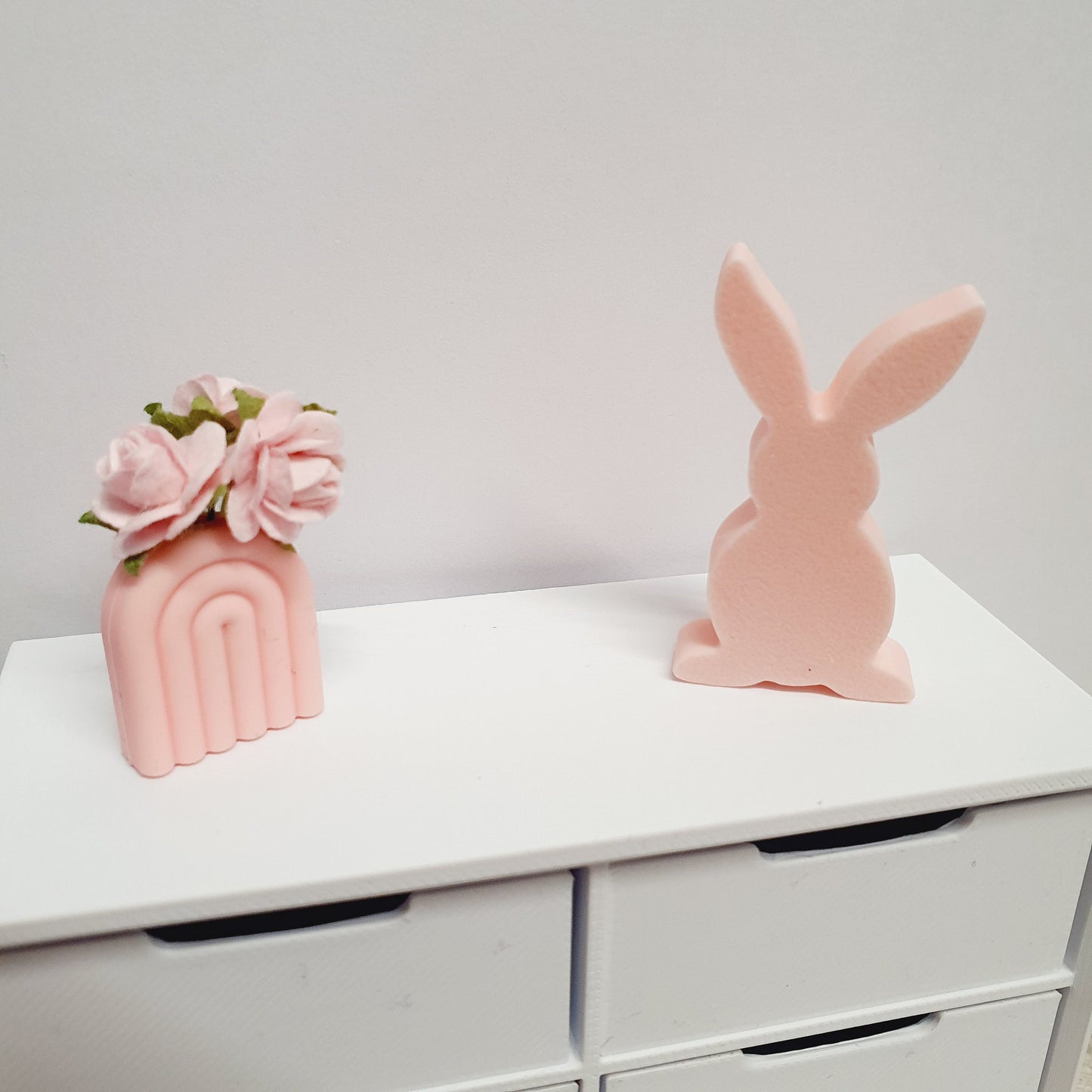 Dolls house Easter Bunny, Choice of Colours, 12th Scale Ornament, easter bunny (RAB2)