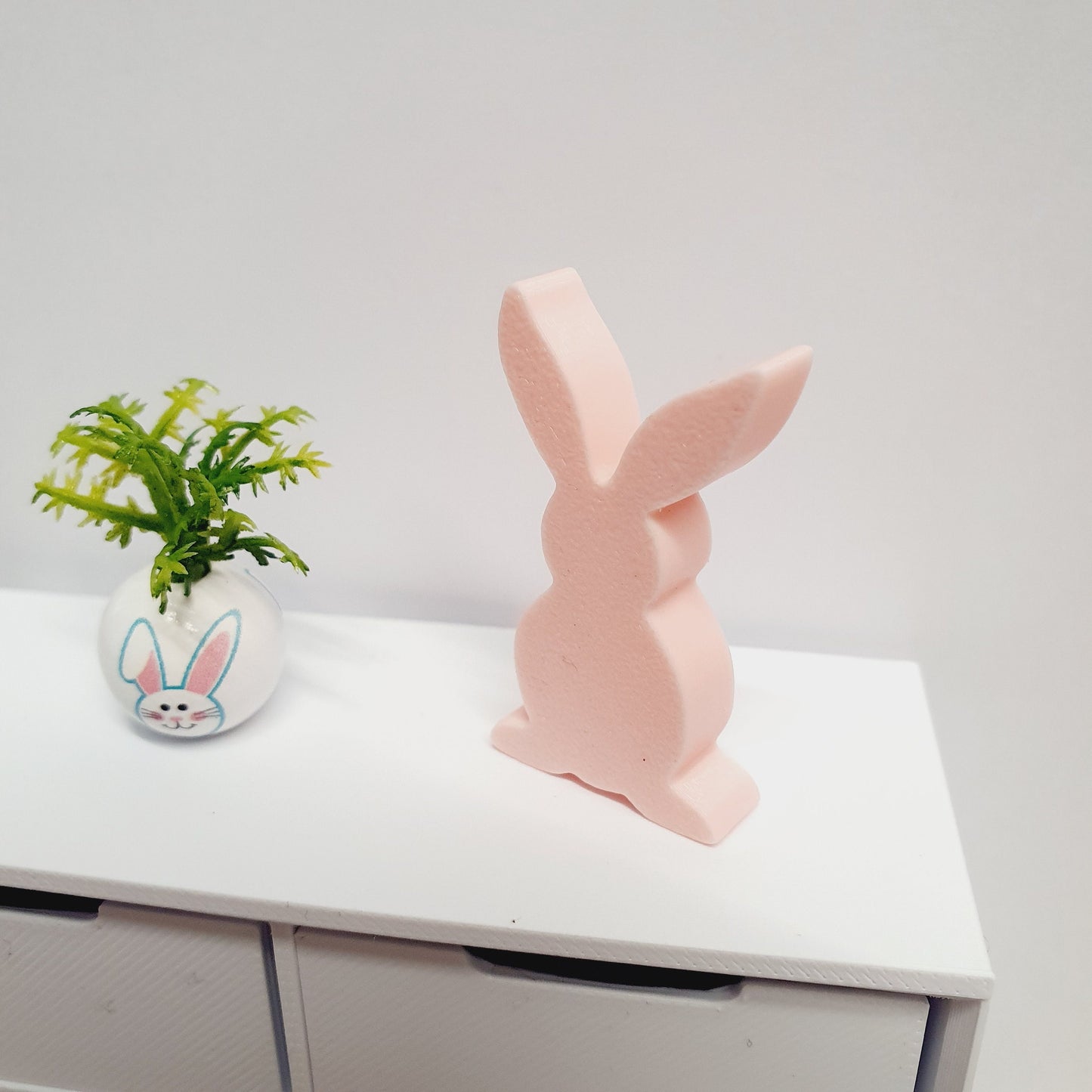 Dolls house Easter Bunny, Choice of Colours, 12th Scale Ornament, easter bunny (RAB2)