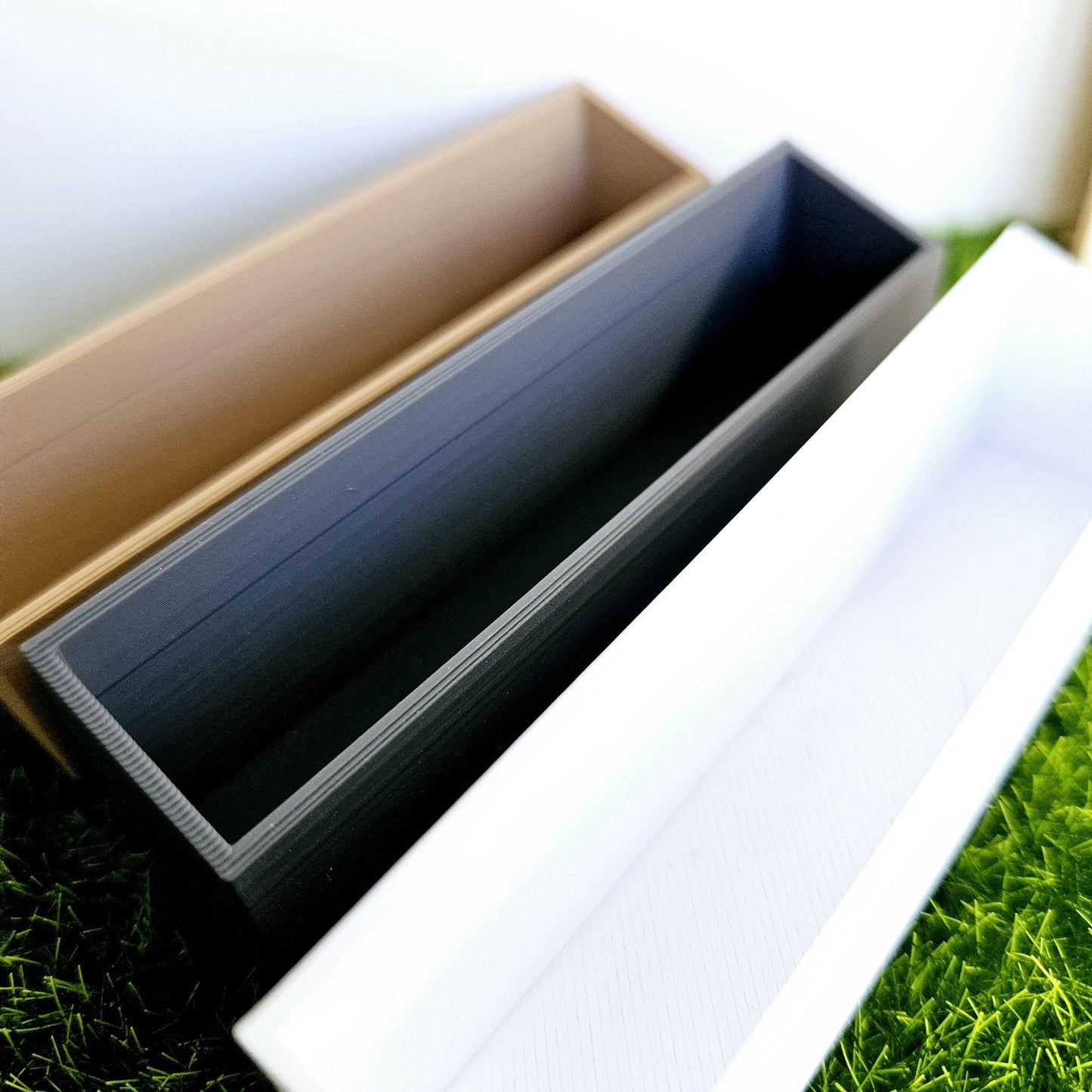Dolls House Window flower planter/box, 12th scale window box, miniature plant box