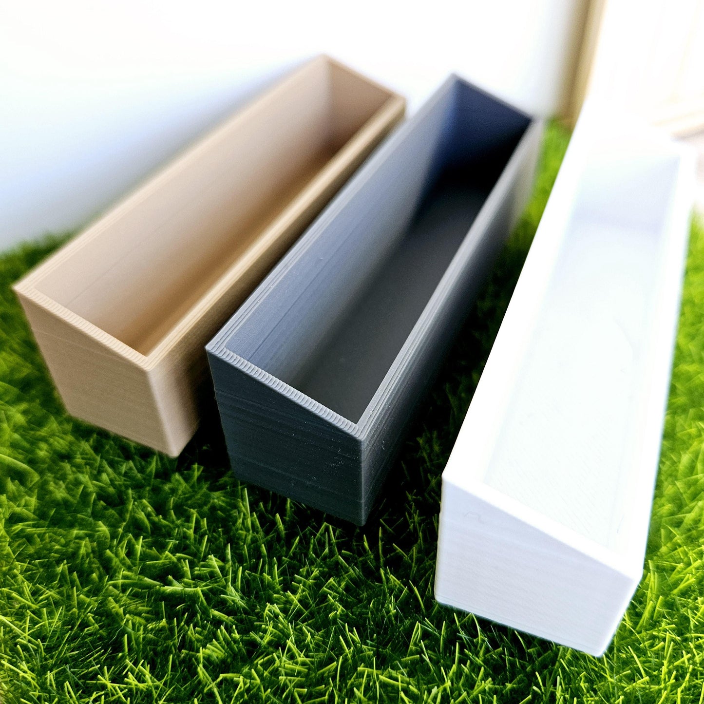 Dolls House Window flower planter/box, 12th scale window box, miniature plant box