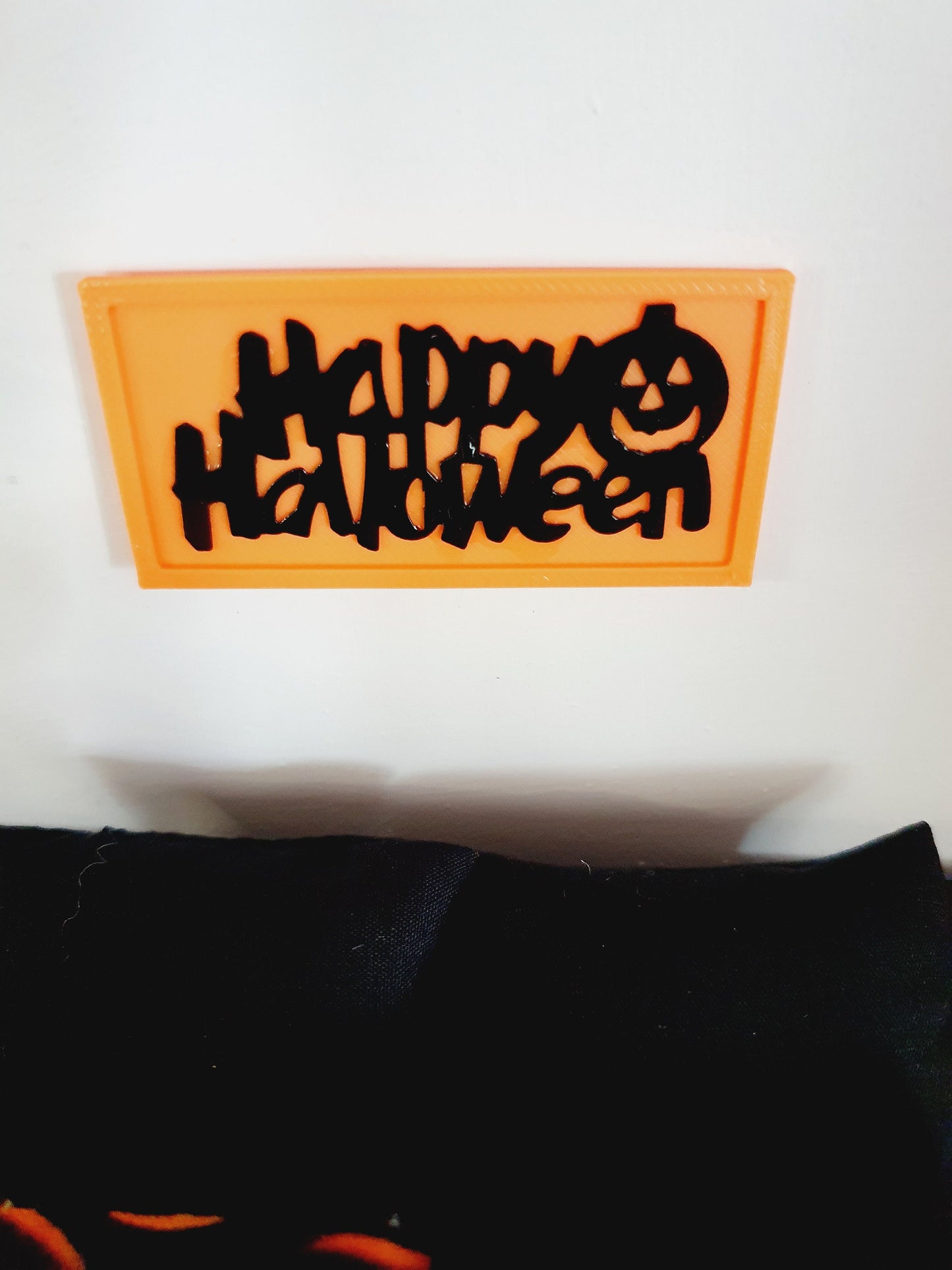 Dolls House Happy Halloween Sign, 1:12th Scale, Miniature Sign