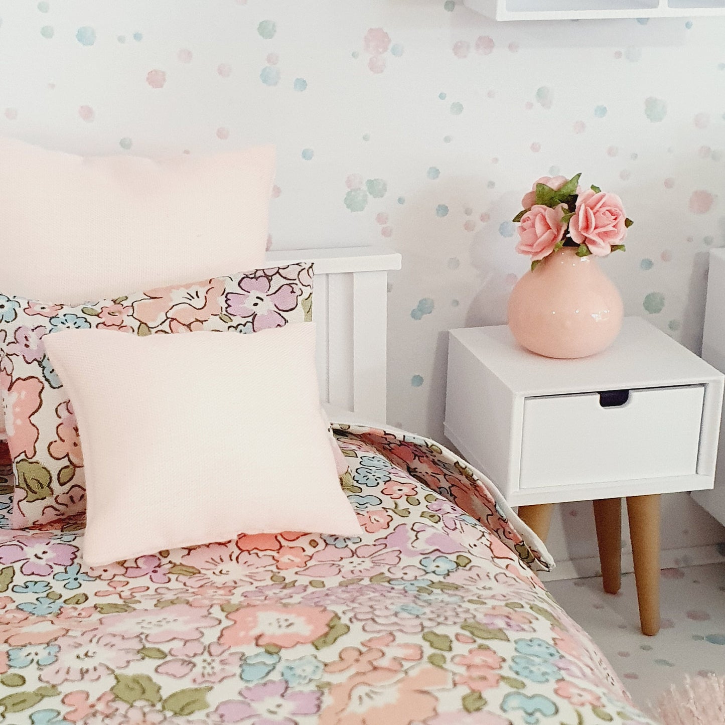 Dolls House in a Travel Suitcase, Pretty Liberty Michelle design, 12th Scale, Miniature case
