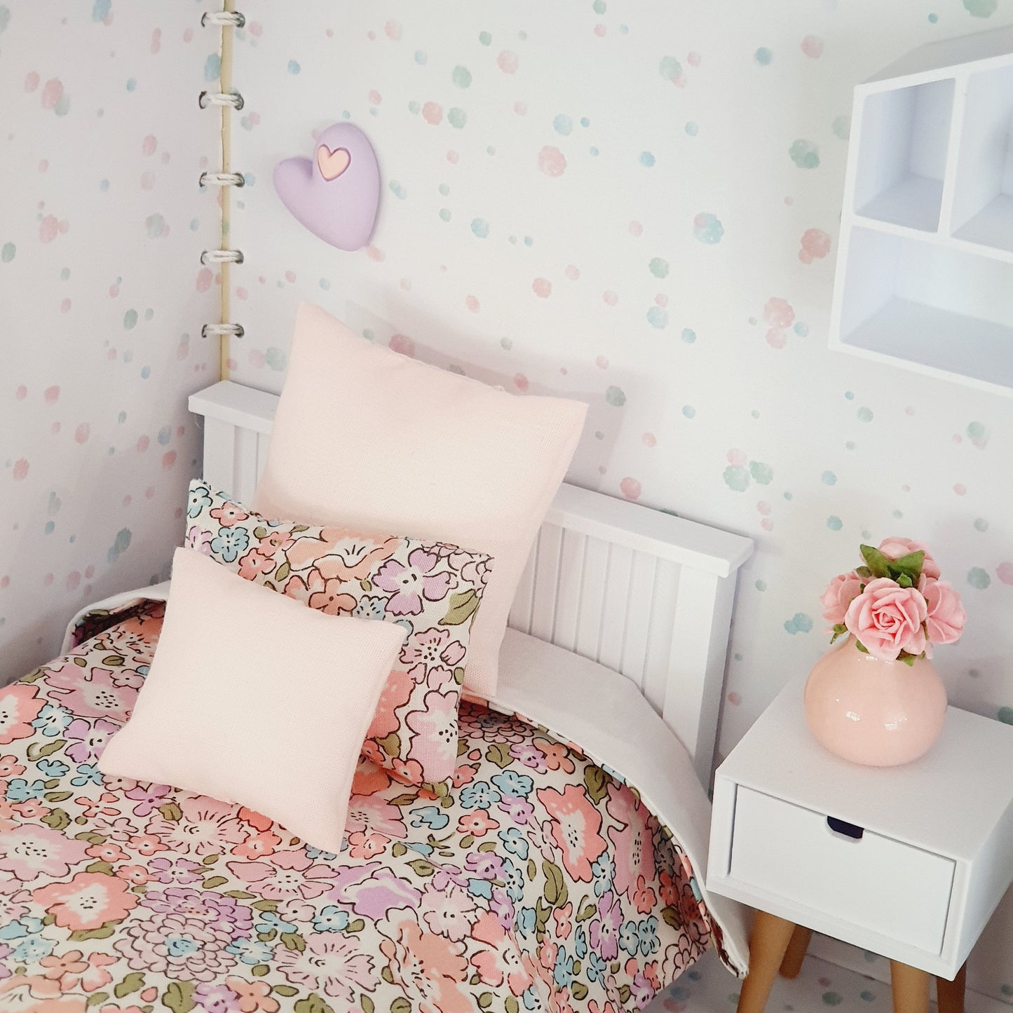 Dolls House in a Travel Suitcase, Pretty Liberty Michelle design, 12th Scale, Miniature case