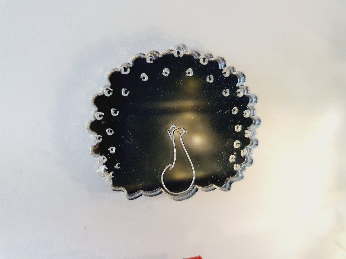 Dolls House Lovely Peacock Mirror, Miniature, 12th Scale Mirror