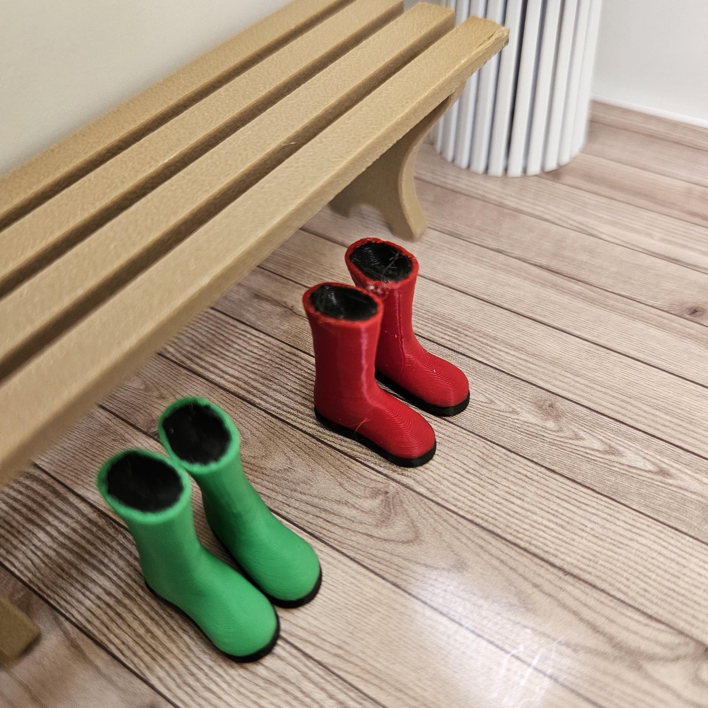Dolls House Girls/ Boys Wellies, Rain Boots, Rubber Boots, 12th Scale, Miniature Boots, Dolls House Garden Boots