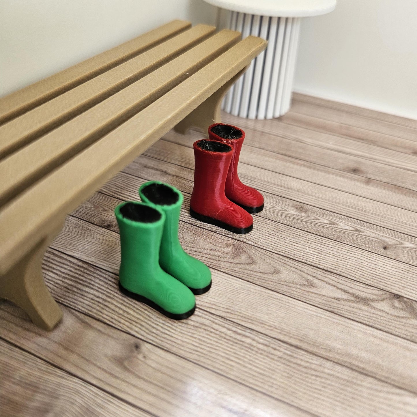 Dolls House Girls/ Boys Wellies, Rain Boots, Rubber Boots, 12th Scale, Miniature Boots, Dolls House Garden Boots
