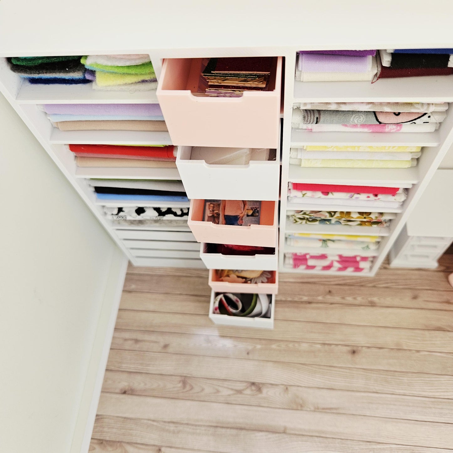 Dolls House Fully Stocked Craft Storage Unit – Modern Fully Equipped Craft Or Sewing Room Unit, 12th scale, Inch scale Miniature Furniture