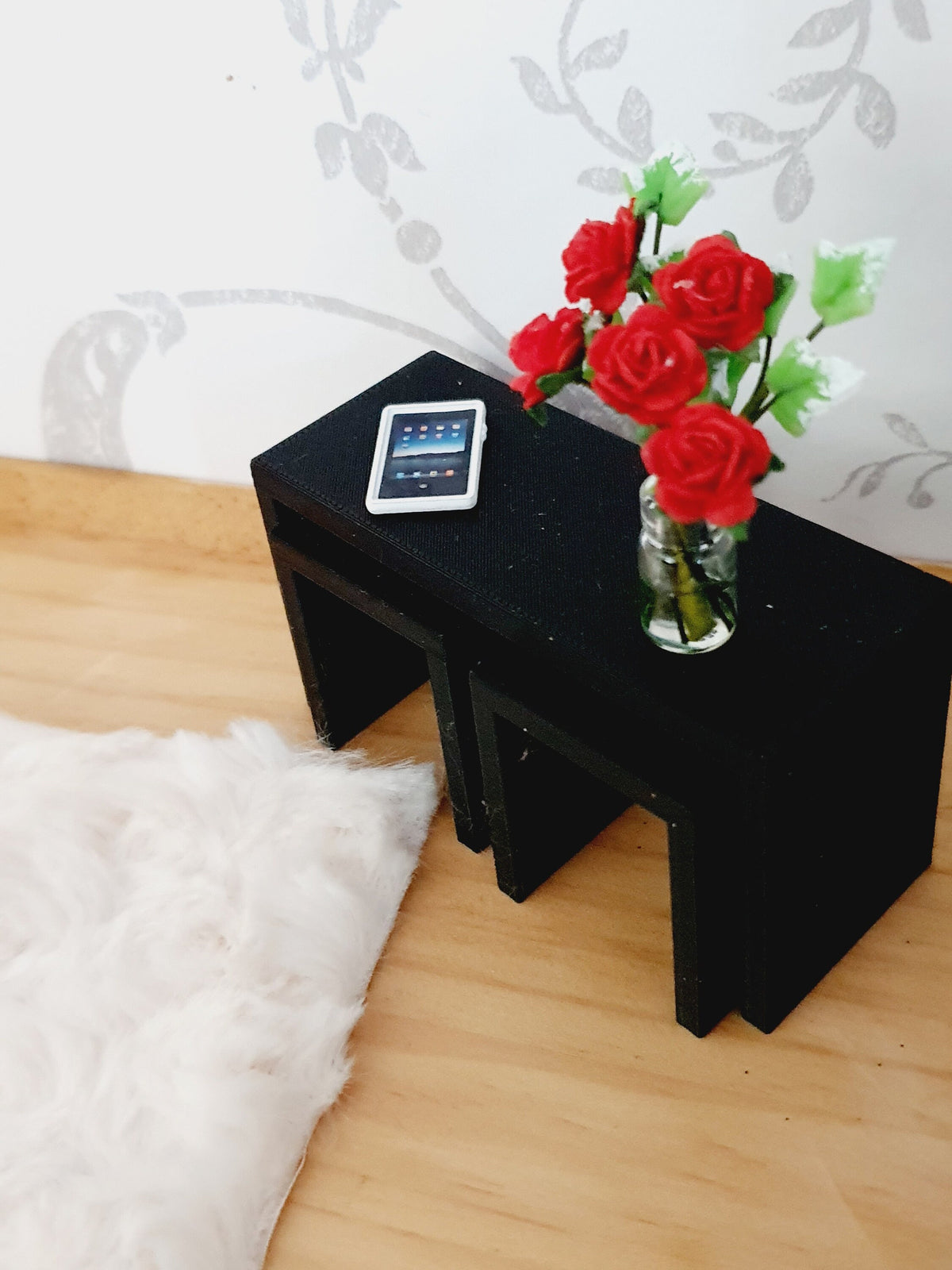 Long John Table Set – alternate view 6 | 1:12 scale dolls house miniature