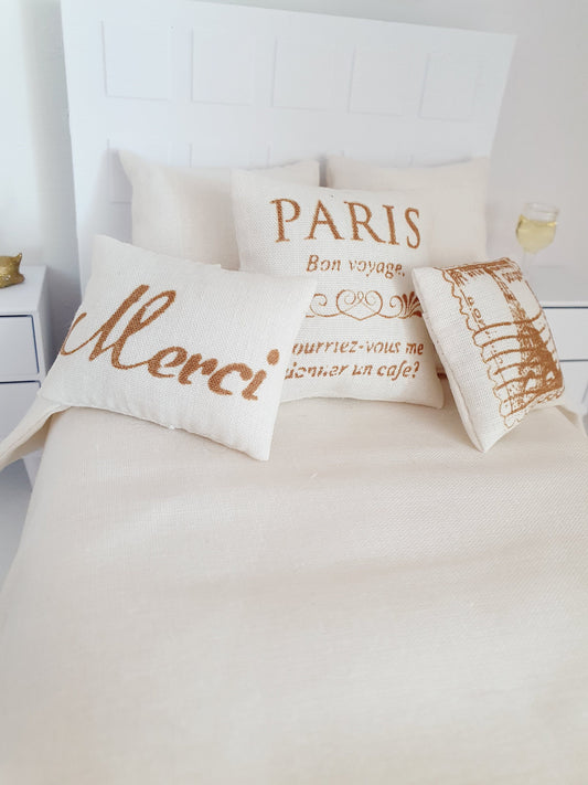 Paris Cushion – alternate view 2 | 1:12 scale dolls house miniature