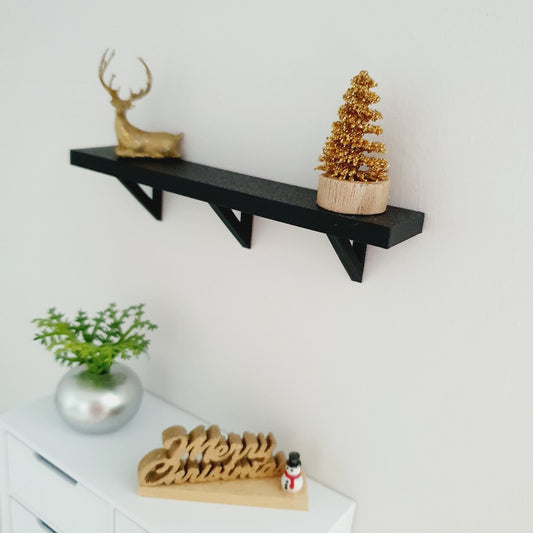 Coloured Nursery Shelf – alternate view 2 | 1:12 scale dolls house miniature