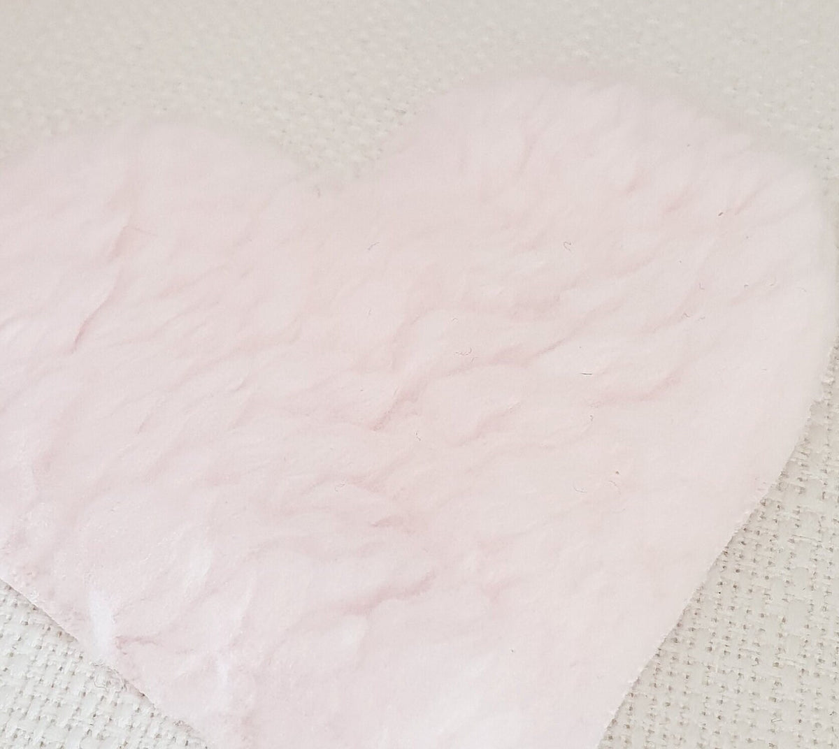 Baby Pink Heart Fur Rug – alternate view 5 | 1:12 scale dolls house miniature