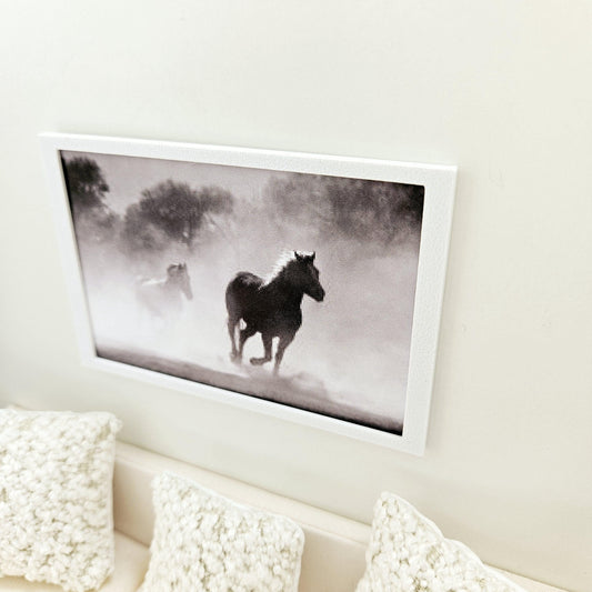 Running Horses Print – alternate view 2 | 1:12 scale dolls house miniature