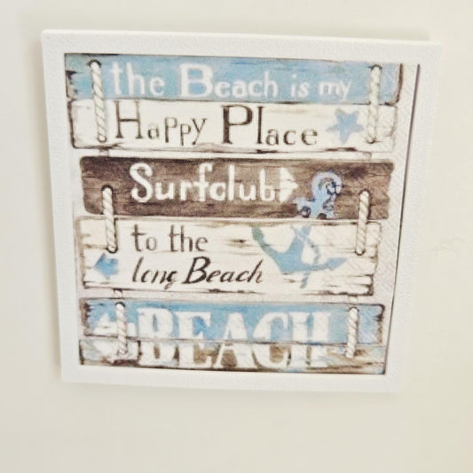 Beach Sign Print – alternate view 2 | 1:12 scale dolls house miniature