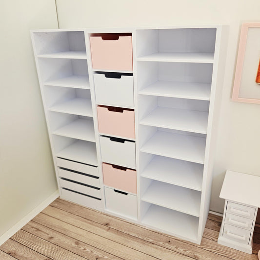 Craft Storage Unit – alternate view 2 | 1:12 scale dolls house miniature
