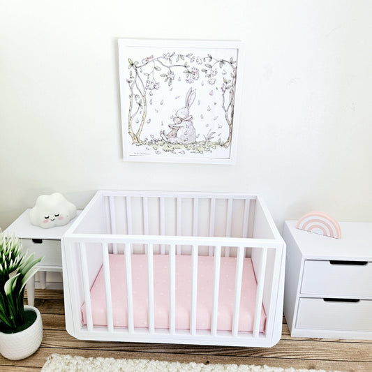 Rabbit Framed Wall Art – alternate view 2 | 1:12 scale dolls house miniature