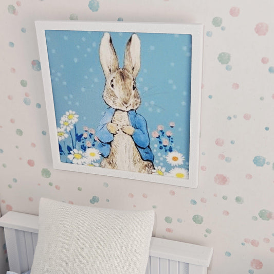 Peter Rabbit Print – alternate view 2 | 1:12 scale dolls house miniature