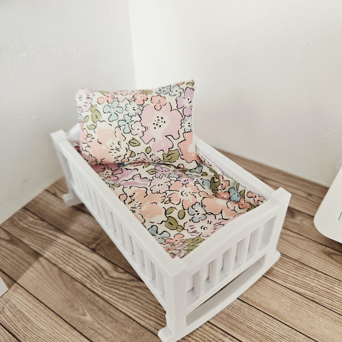 Liberty Michelle Crib Bedding Set – alternate view 5 | 1:12 scale dolls house miniature