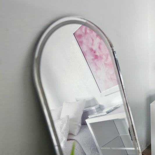 Free-Standing Arched Floor Mirror – alternate view 2 | 1:12 scale dolls house miniature