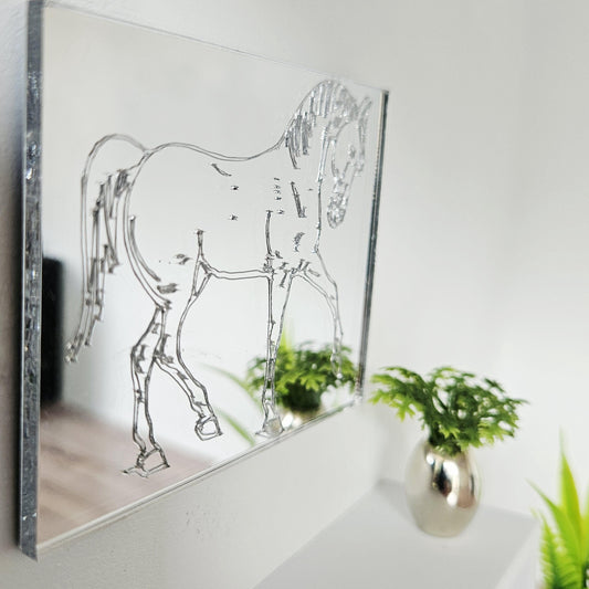 Horse Mirror – alternate view 2 | 1:12 scale dolls house miniature