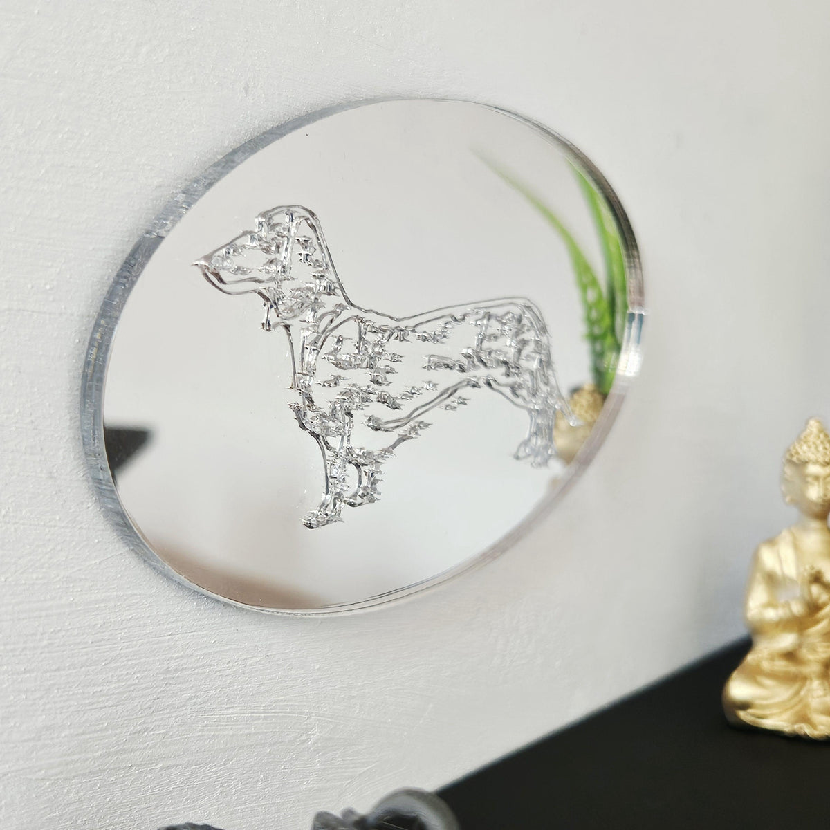 Dachshund Mirror – alternate view 5 | 1:12 scale dolls house miniature