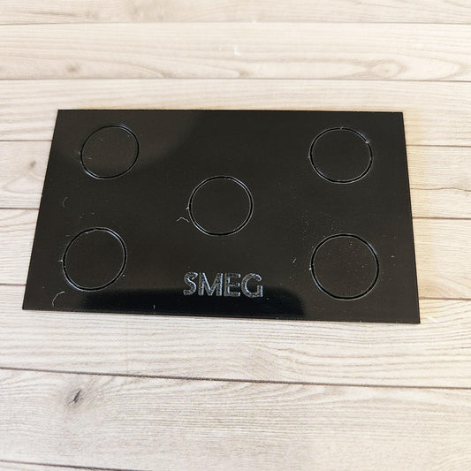 Black SMEG-Style Induction Hob – alternate view 2 | 1:12 scale dolls house miniature