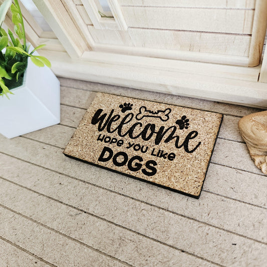 Pet Lover Cork Doormats – 9 Designs – alternate view 2 | 1:12 scale dolls house miniature