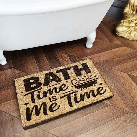 Engraved Cork Bath Mat Set – alternate view 2 | 1:12 scale dolls house miniature