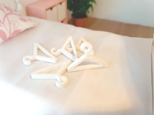 Coat Hangers – Set of 6 – alternate view 2 | 1:12 scale dolls house miniature