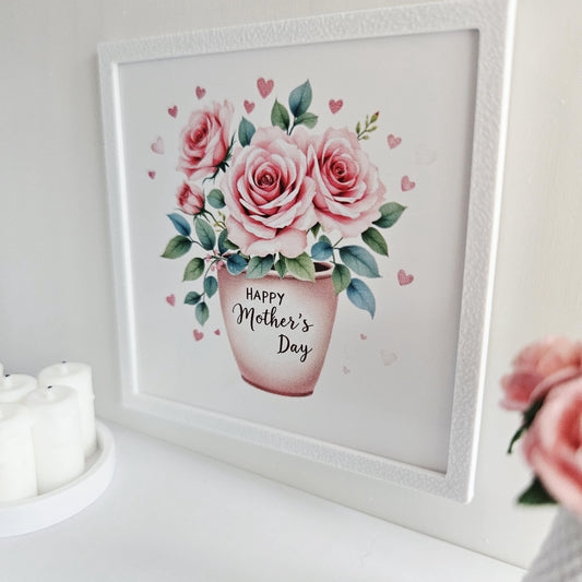 Mother's Day Rose Print – alternate view 2 | 1:12 scale dolls house miniature