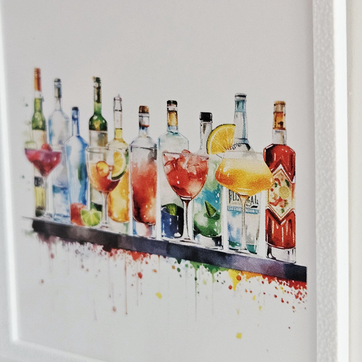 Bar Drinks Print – alternate view 4 | 1:12 scale dolls house miniature